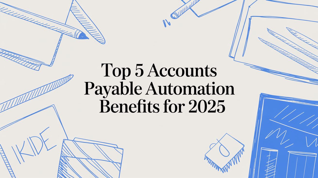 Top 5 accounts payable automation benefits for 2025