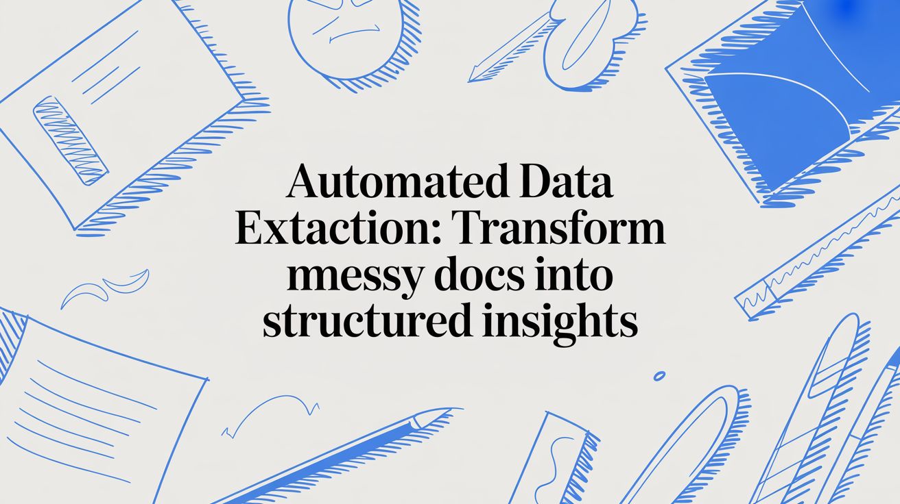 Automated Data Extraction: Transform Messy Docs into Structured Insights
