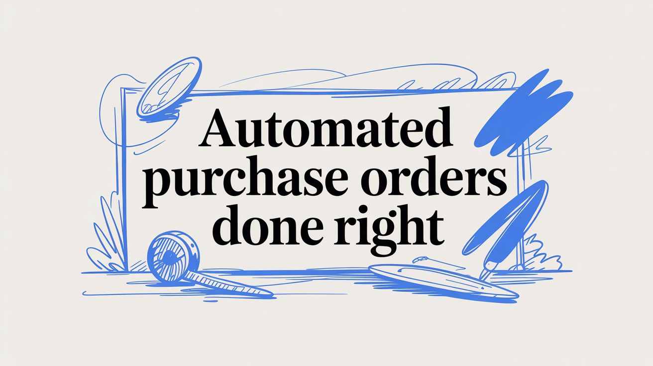 Automated Purchase Orders Done Right