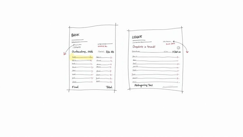 Bank reconciliation template example