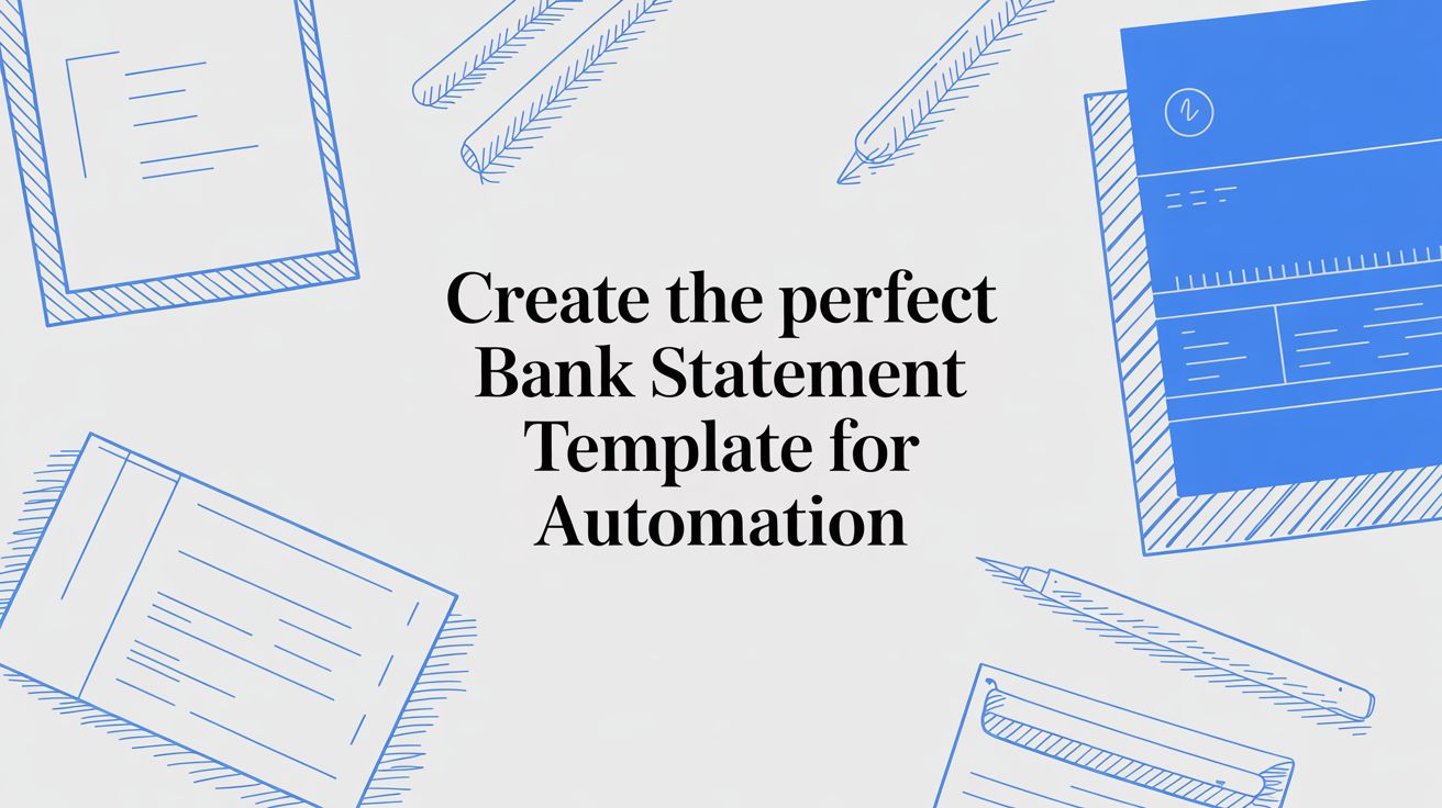 Create the Perfect Bank Statement Template for Automation