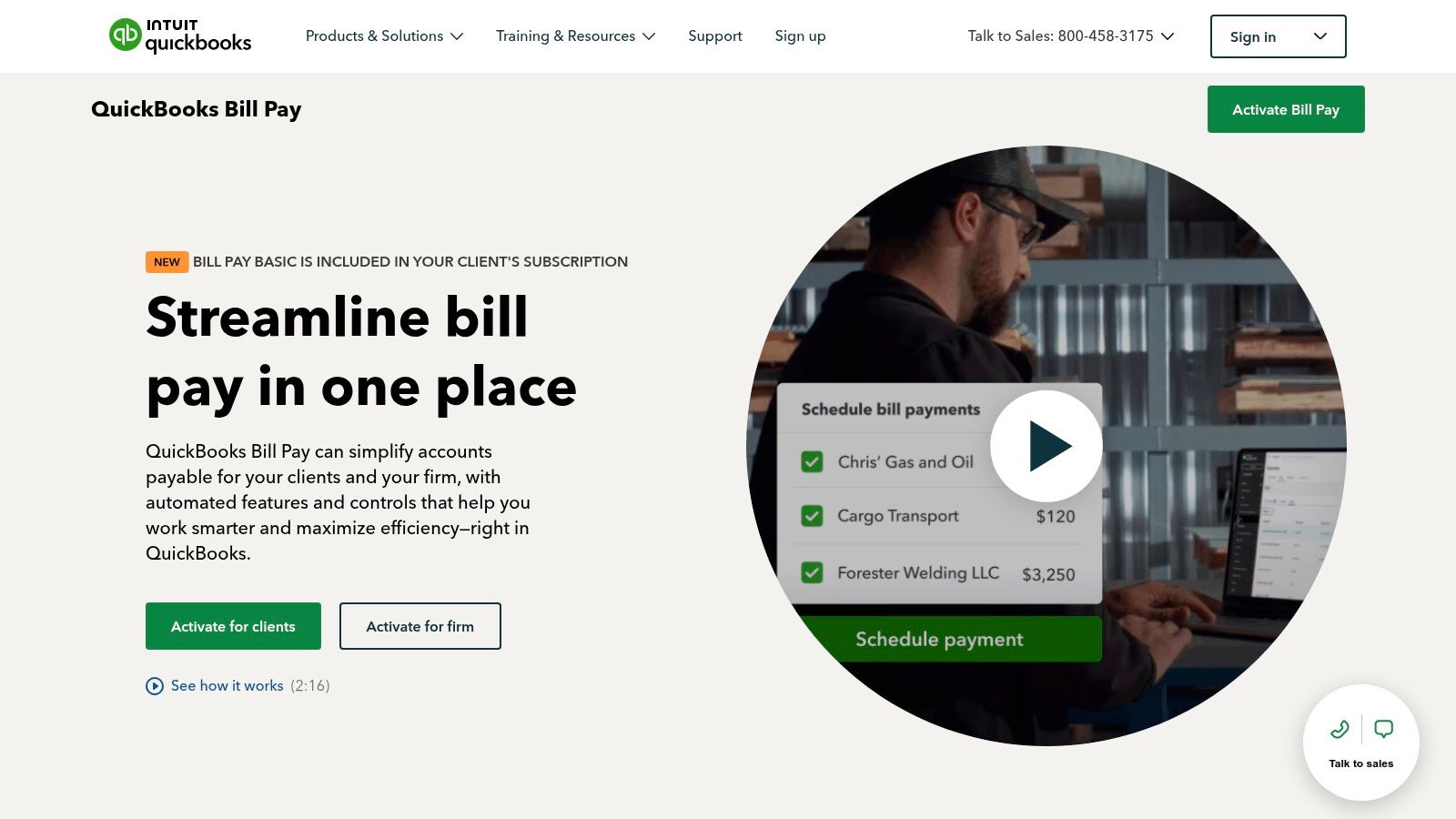 QuickBooks Bill Pay (Intuit)