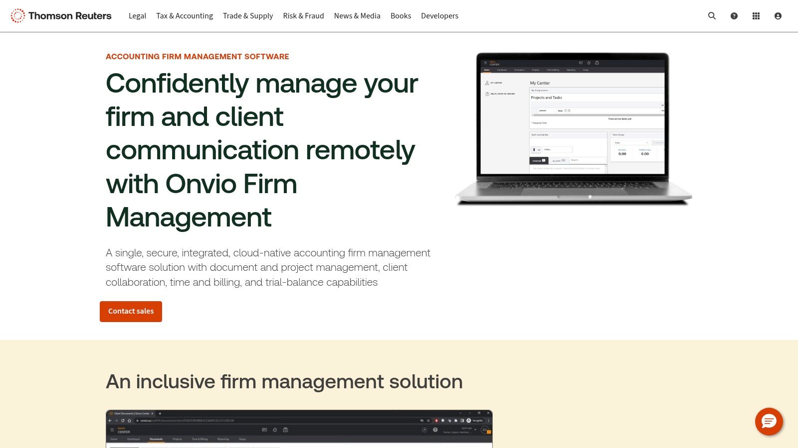 Thomson Reuters Onvio (Firm Management with Documents)