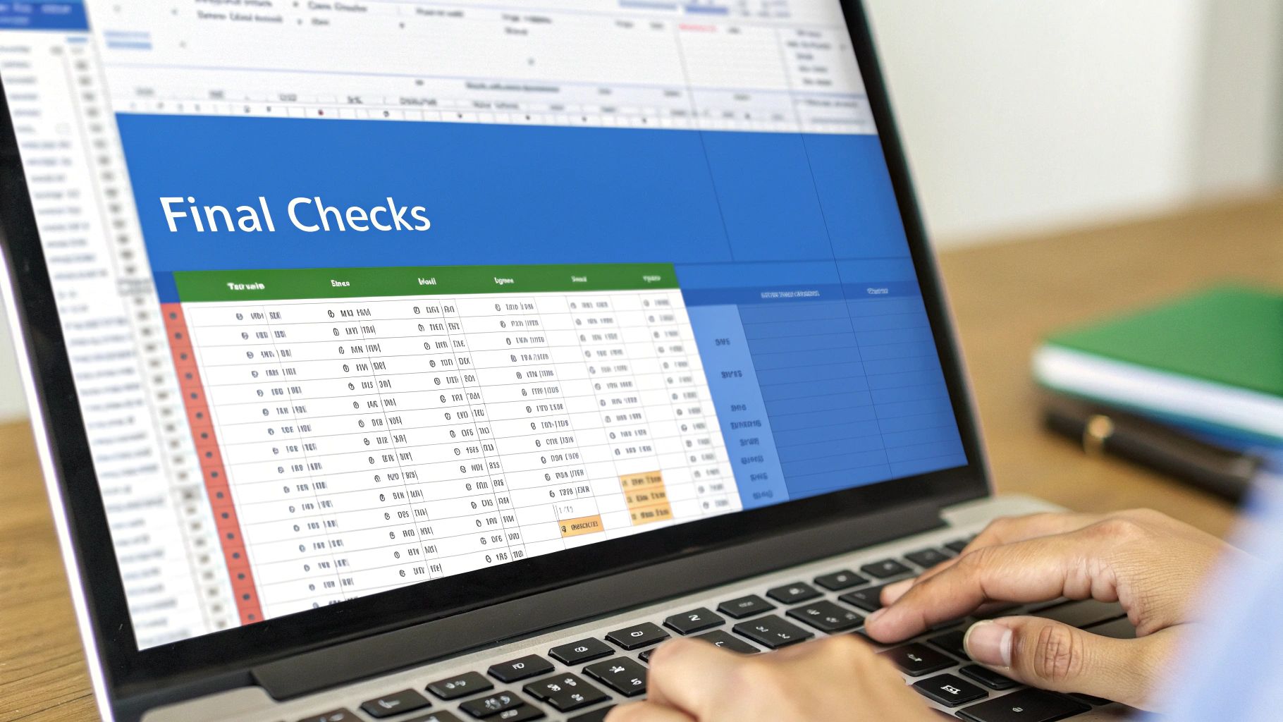 A clean and organized Excel spreadsheet showing financial data
