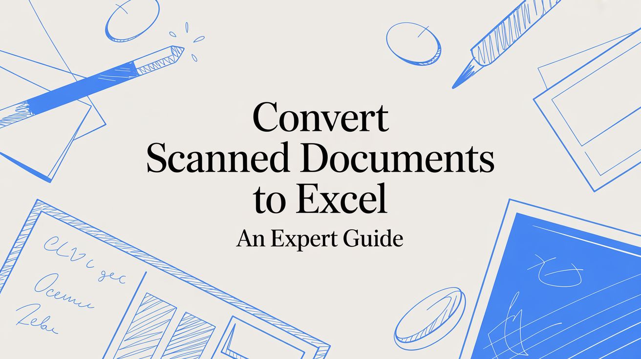 Convert Scanned Documents to Excel An Expert Guide