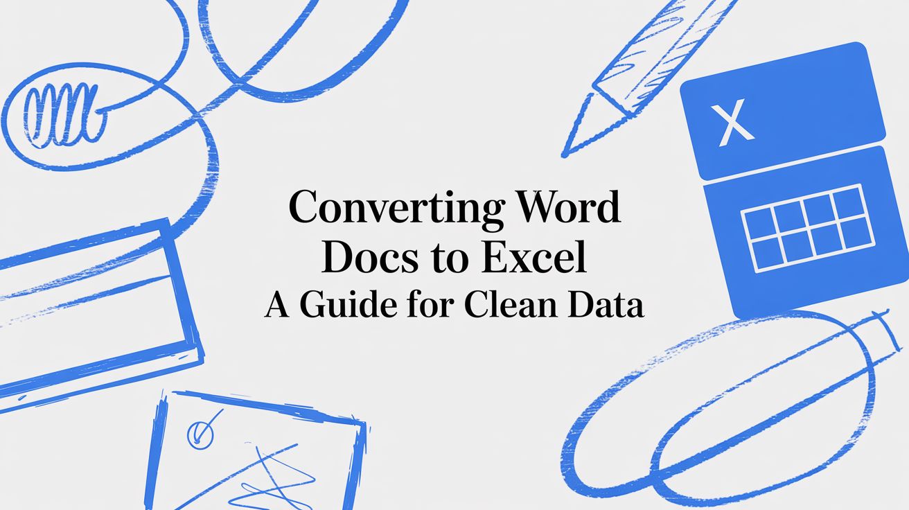 Converting Word Docs to Excel a Guide for Clean Data