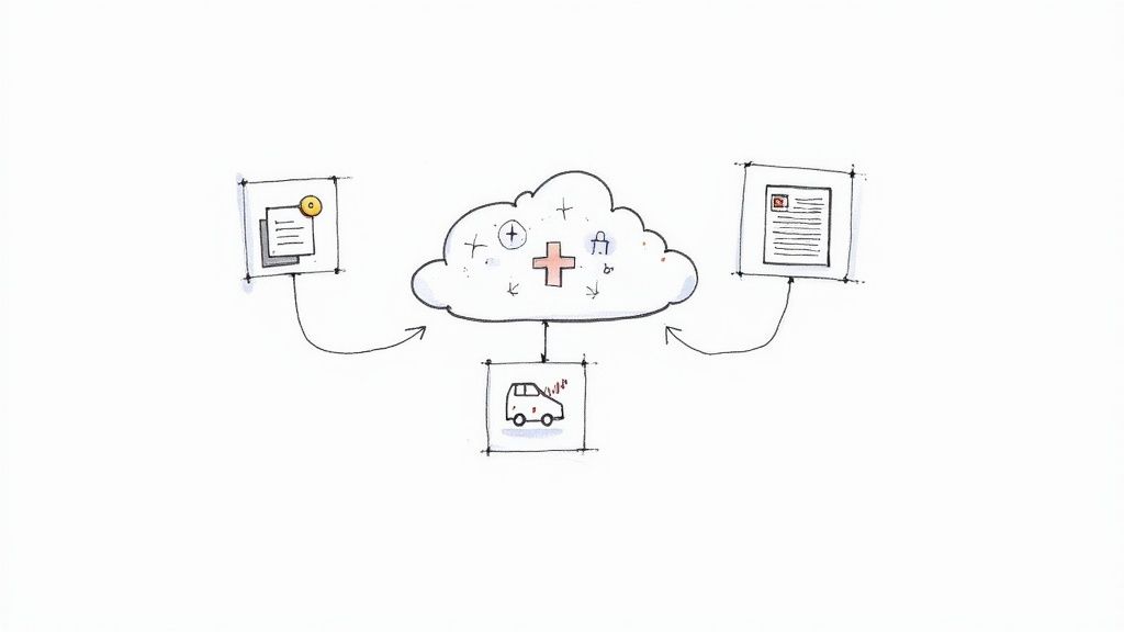 Various industry professionals using document data extraction software