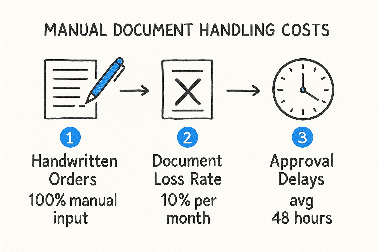 Infographic about document workflow automation