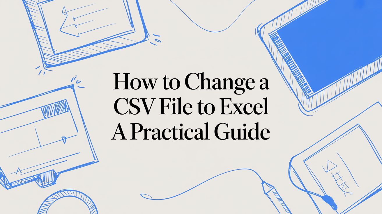 How to Change a CSV File to Excel A Practical Guide