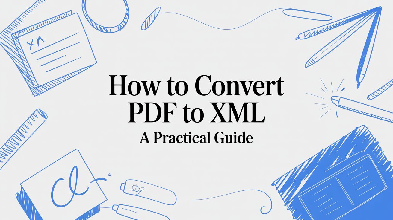 How to Convert PDF to XML A Practical Guide