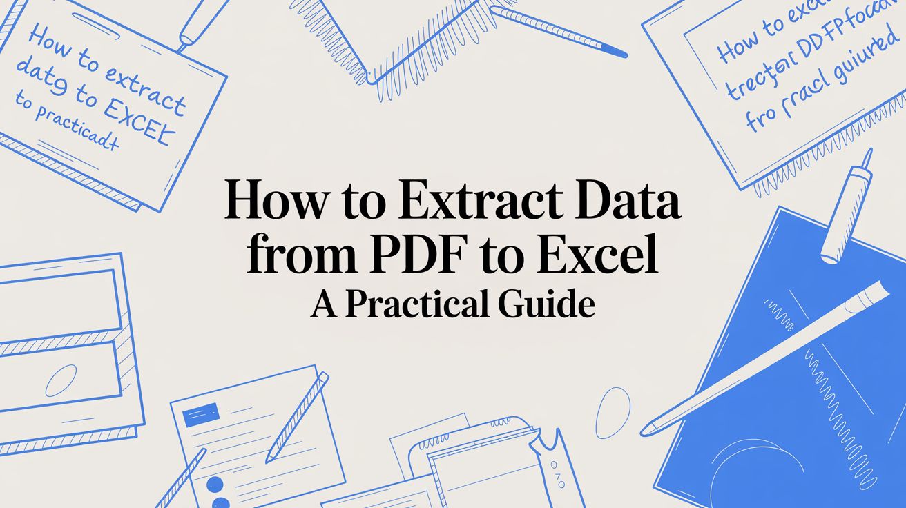 How to Extract Data from PDF to Excel A Practical Guide