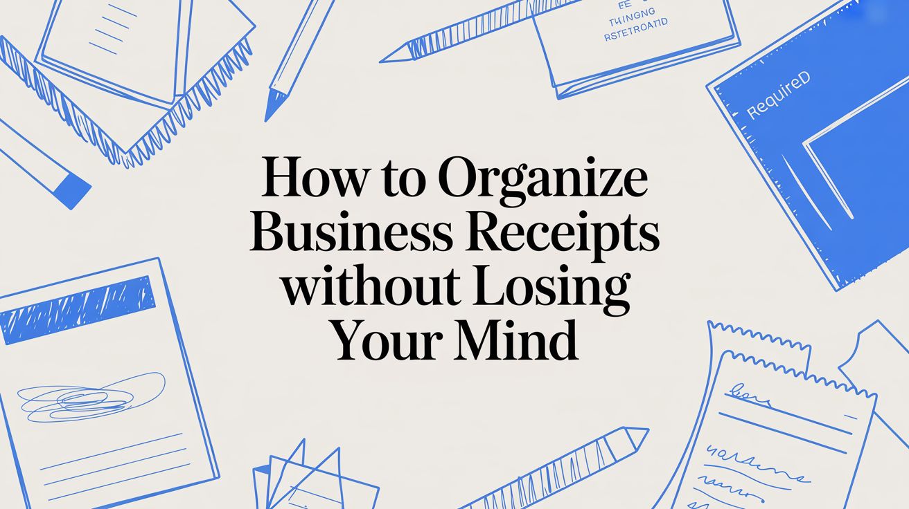 How to Organize Business Receipts Without Losing Your Mind