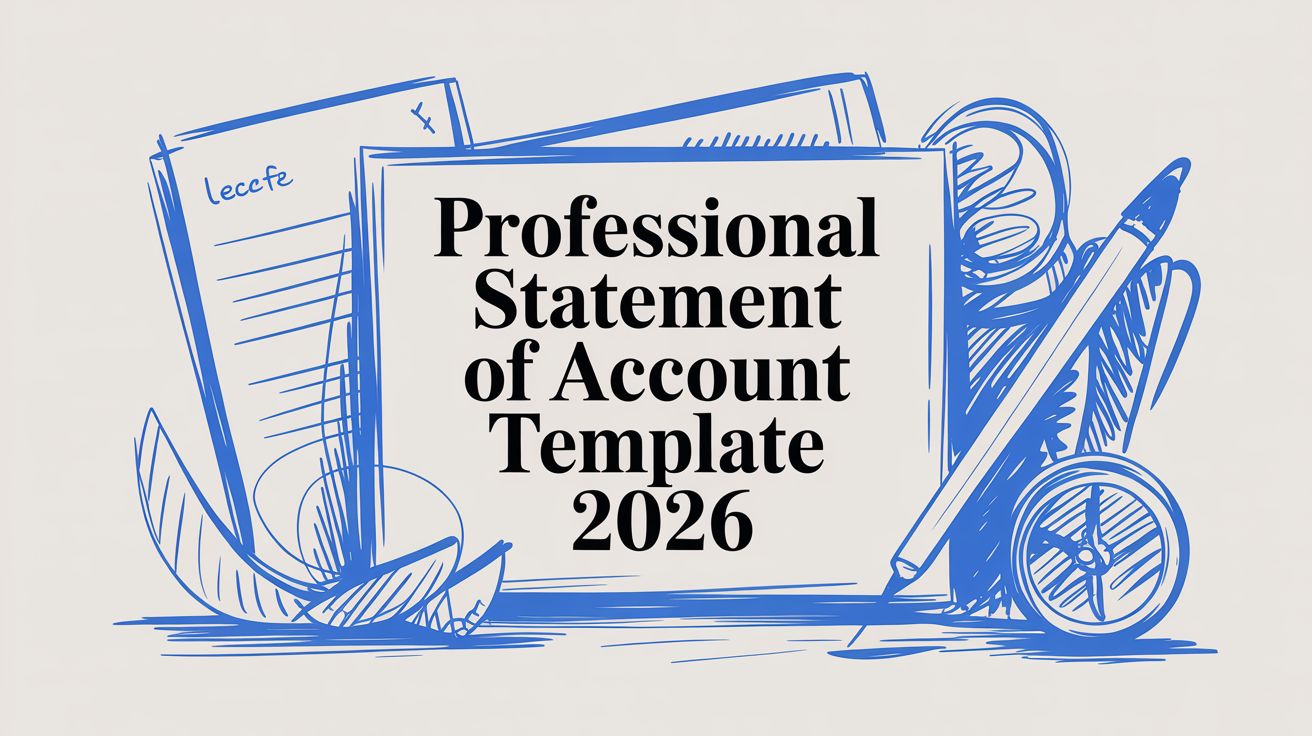 Professional Statement Of Account Template 2026