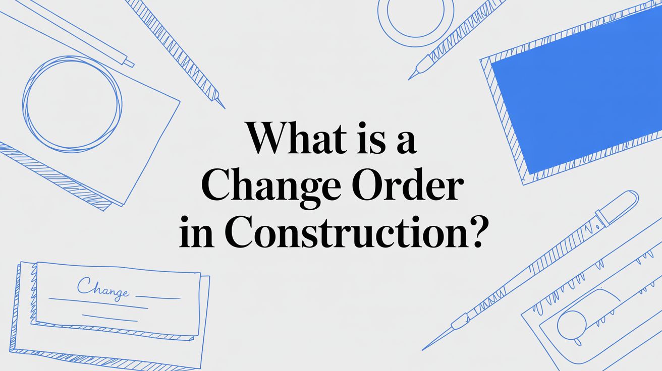 What Is a Change Order in Construction?