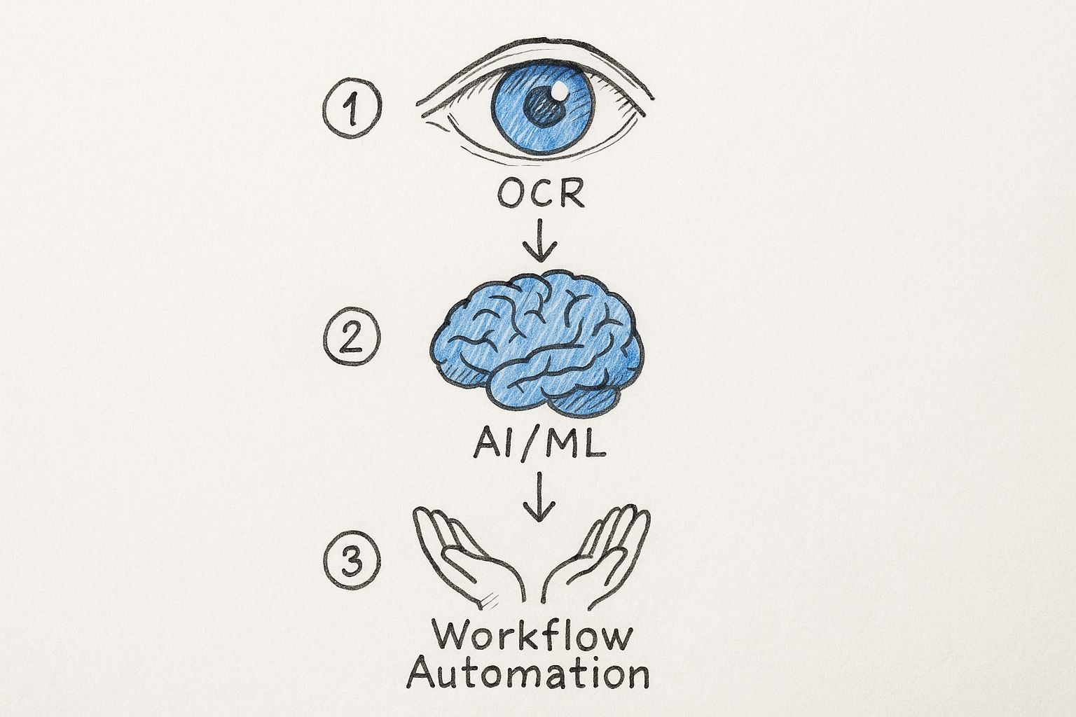 Infographic about what is intelligent document processing