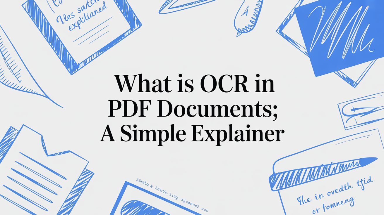 What Is OCR in PDF Documents A Simple Explainer
